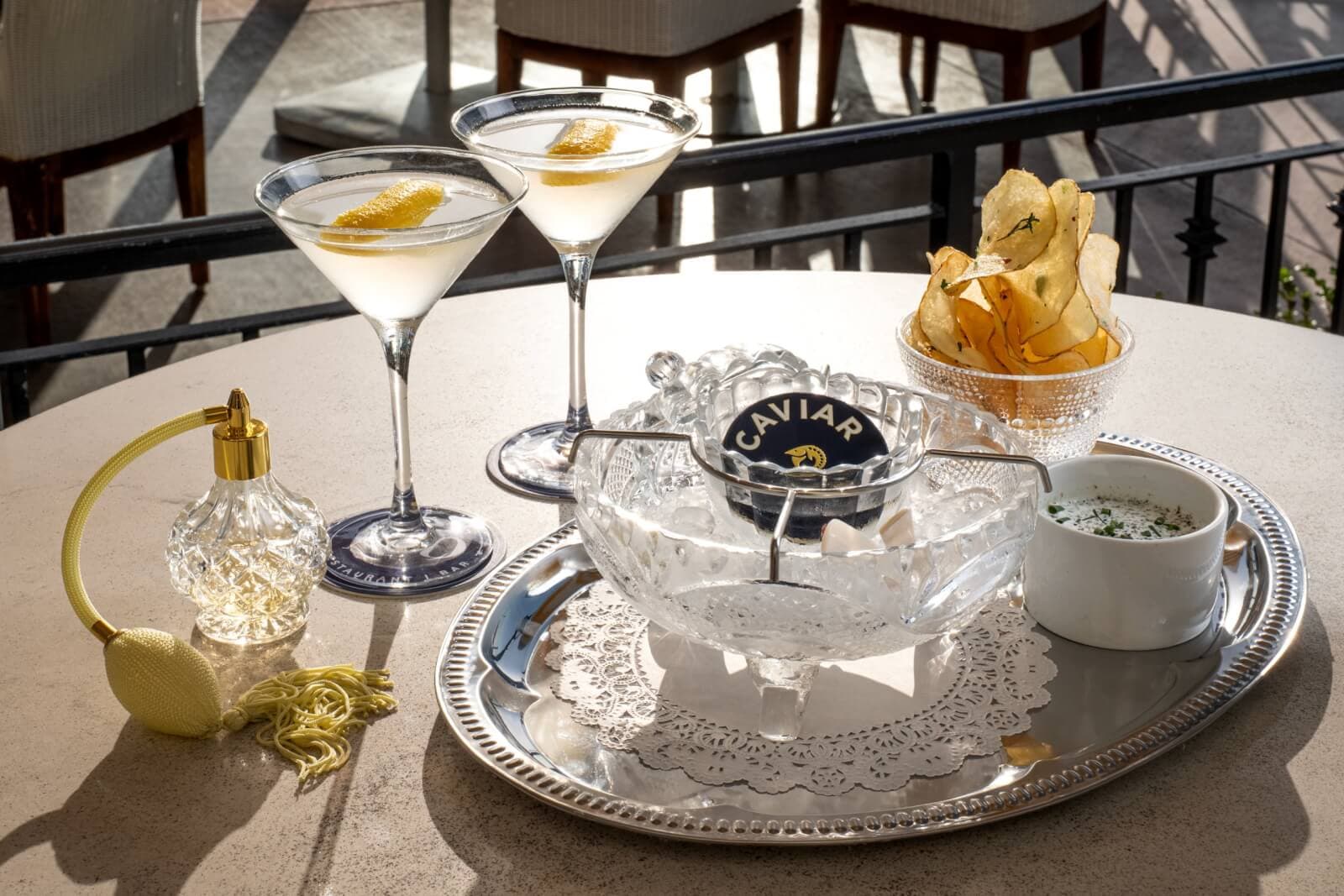 A+O on the High Seas: Martinis & Caviar