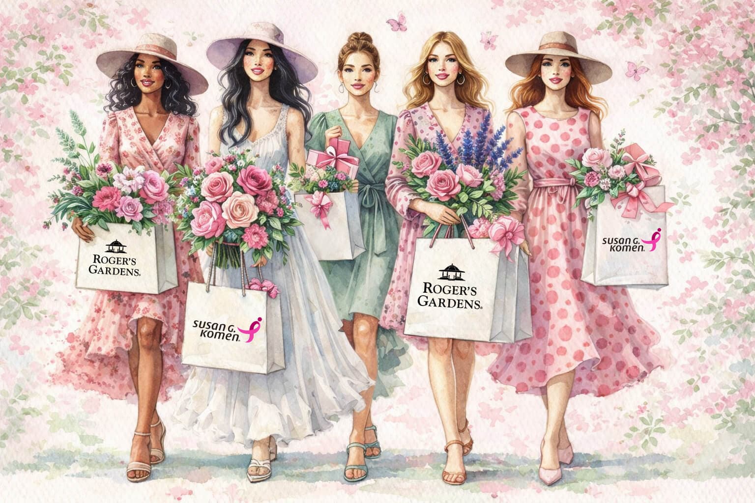 Shop for a Cause: The Poetry of Spring Roger’s Gardens & Susan G. Komen Spring Shopping Event
