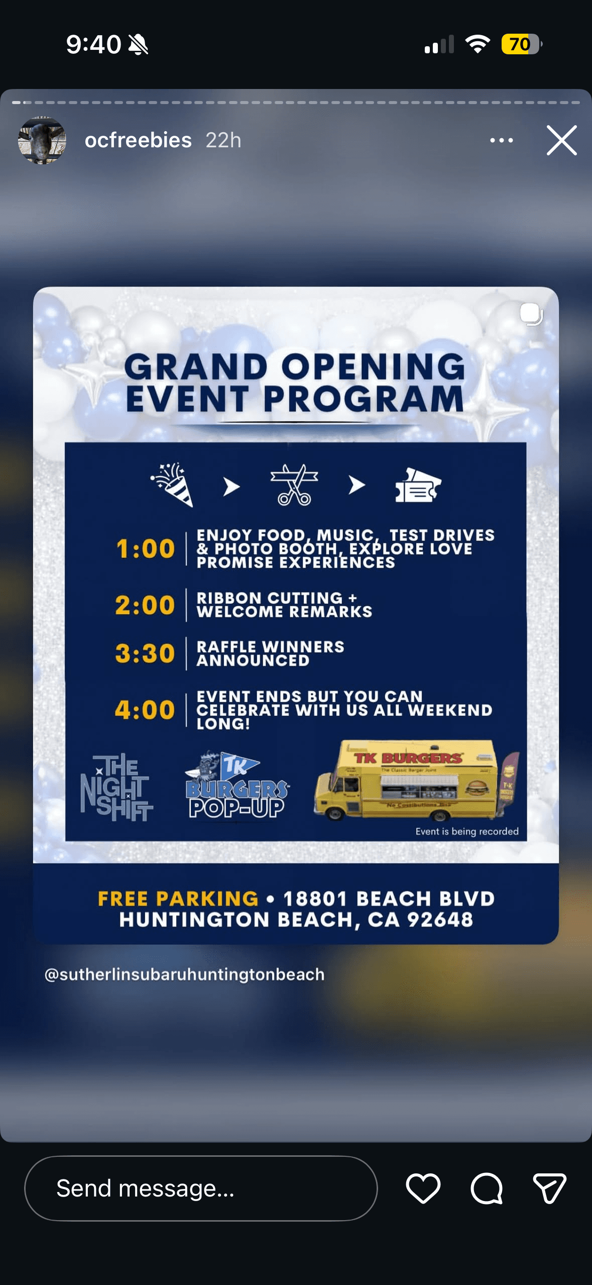 Sutherlin Subaru Huntington Beach Grand Opening
